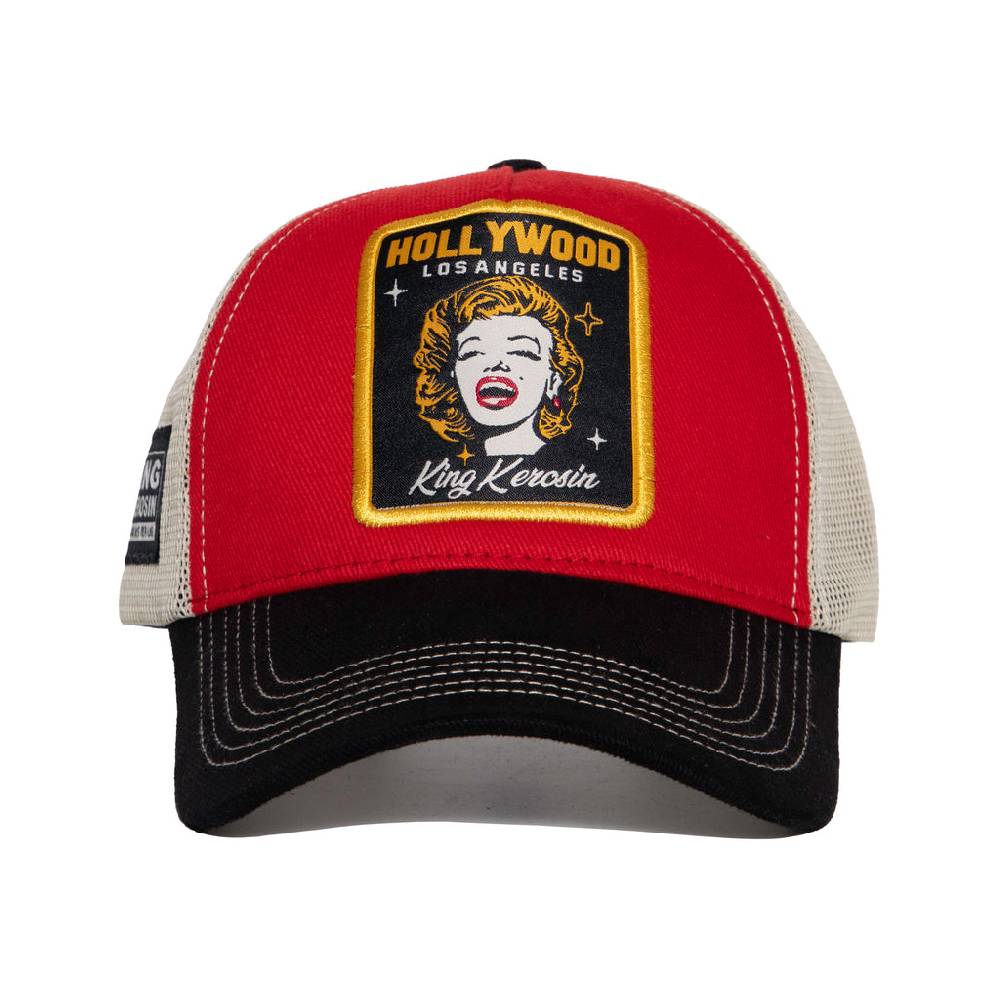 Queen Kerosin Trucker Cap «Hollywood» Räumungsverkauf