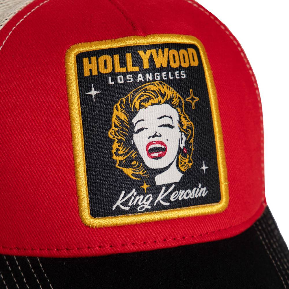 Queen Kerosin Trucker Cap «Hollywood» Räumungsverkauf
