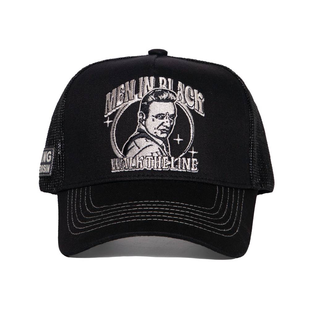 Queen Kerosin Trucker Cap «Man in Black» VIP-Rabatte