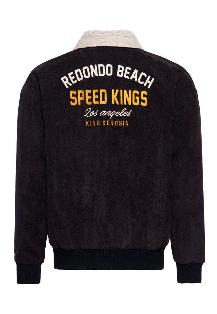 Queen Kerosin Cordjacke «Speed Kings» Begrenzte Freigabe