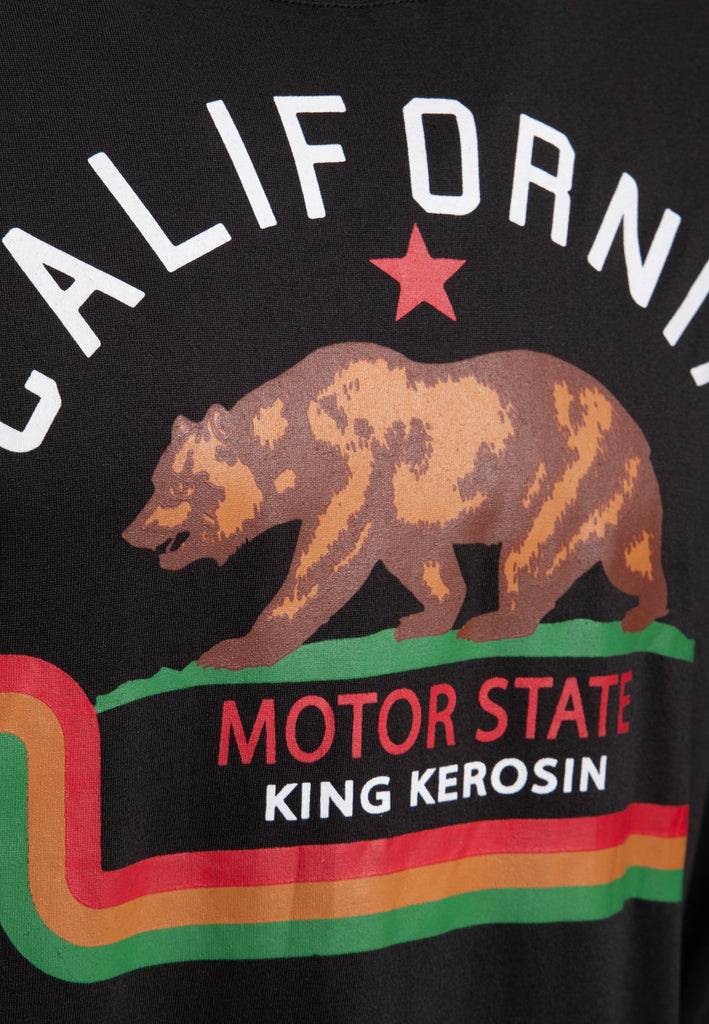 Queen Kerosin Langarmshirt «California» Letzte 3 Tage