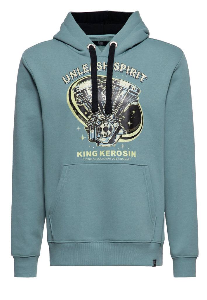 Queen Kerosin Hoodie «Unleash Spirit» Sonderangebot der Fabrik