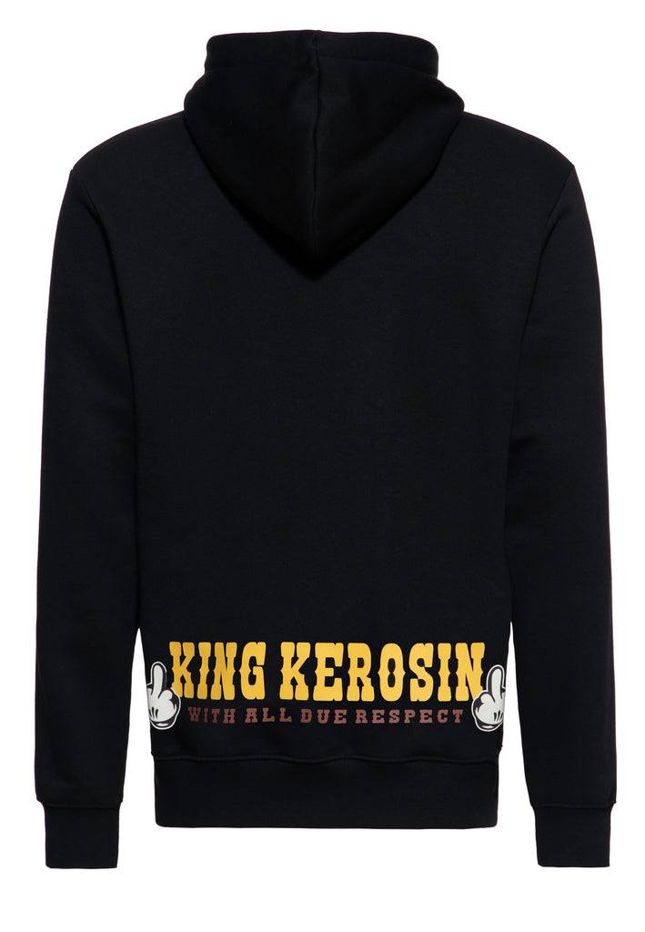 Queen Kerosin Hoodie «Natural Born Badass» Vierteljährliche Förderung