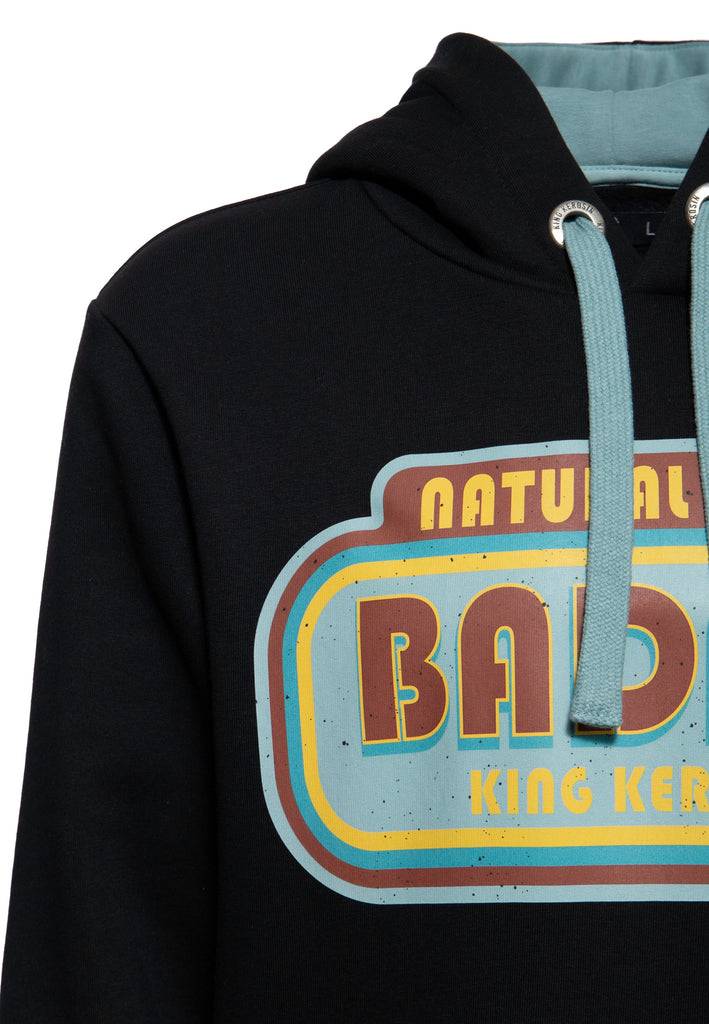 Queen Kerosin Hoodie «Natural Born Badass» Vierteljährliche Förderung