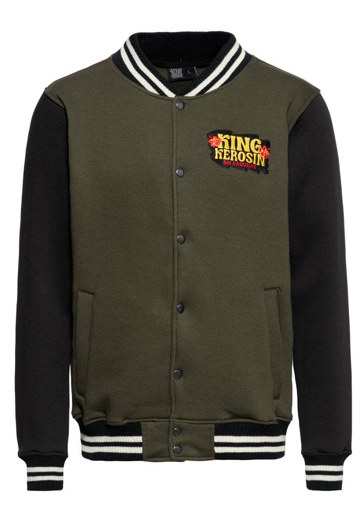 Queen Kerosin College Jacke «Big Kahunas» Nur noch ein Tag übrig