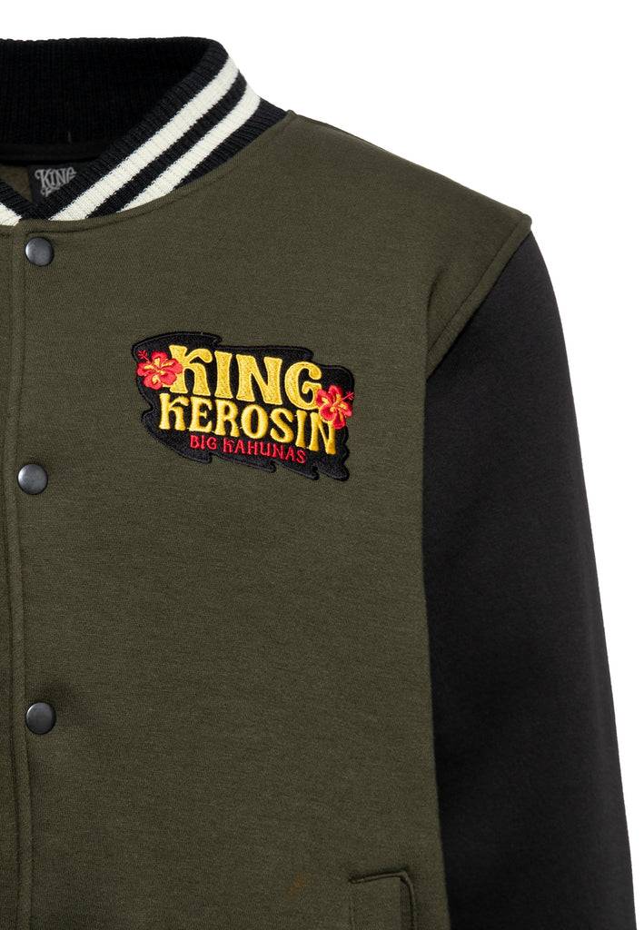 Queen Kerosin College Jacke «Big Kahunas» Nur noch ein Tag übrig