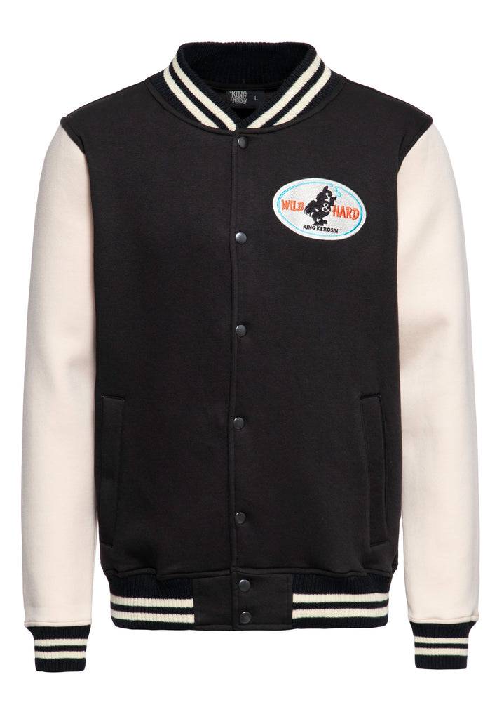 Queen Kerosin College Jacke «Super Cock» Super Rabatt