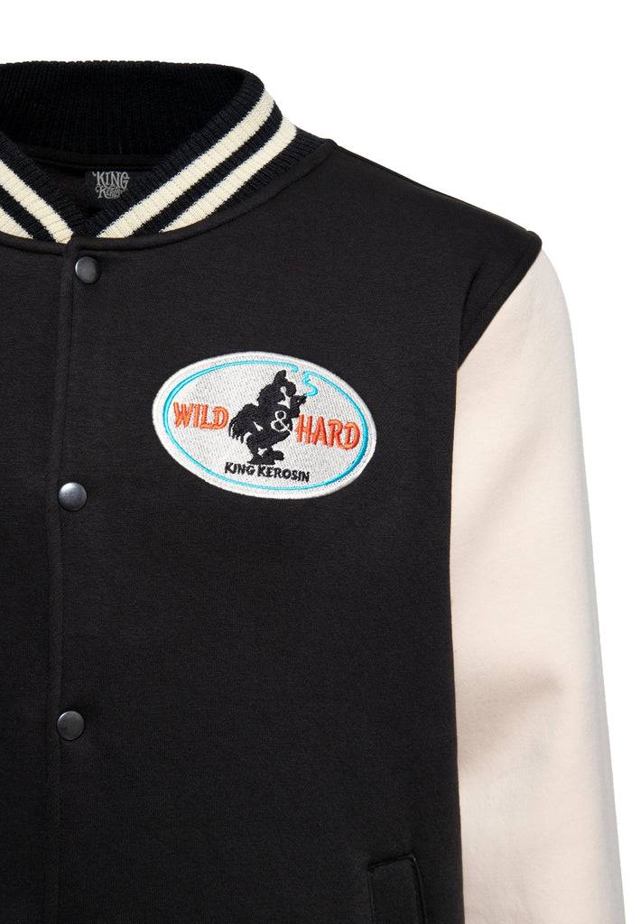Queen Kerosin College Jacke «Super Cock» Super Rabatt