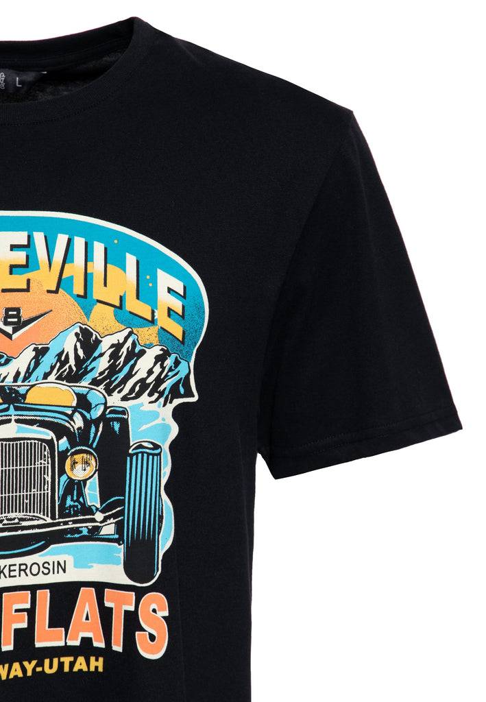 Queen Kerosin T-Shirt «Bonneville Salt Flats» Black Friday Preise
