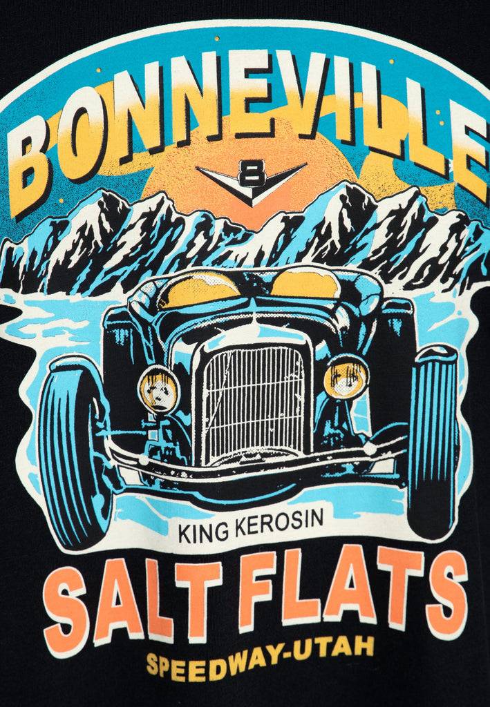 Queen Kerosin T-Shirt «Bonneville Salt Flats» Black Friday Preise