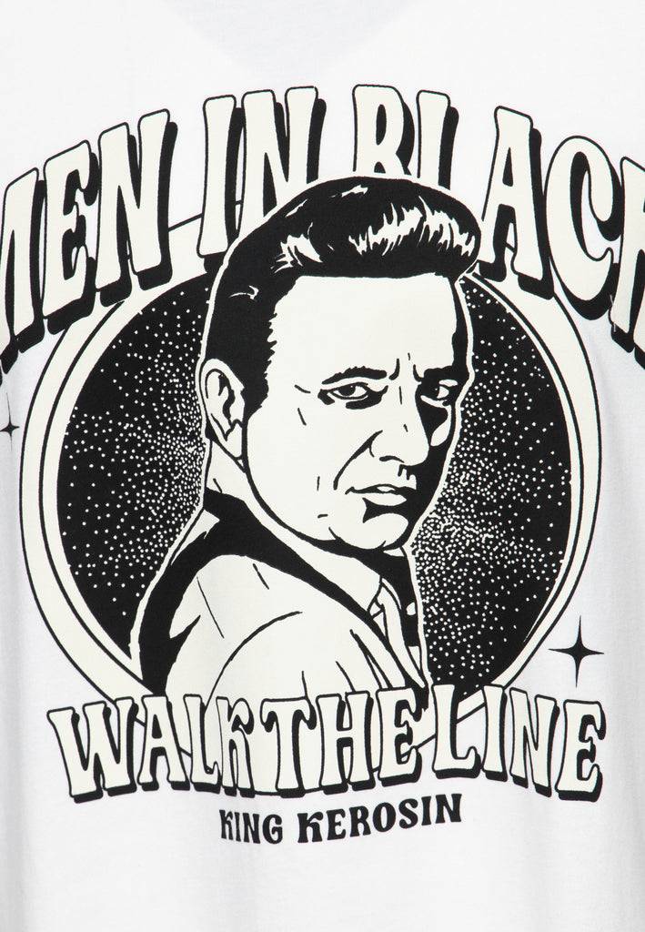 Queen Kerosin T-Shirt «Man in Black» Im Verkauf