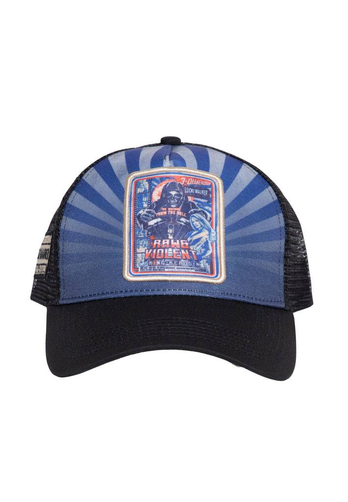 Queen Kerosin Trucker Cap «Raw & Violent» Auslauf