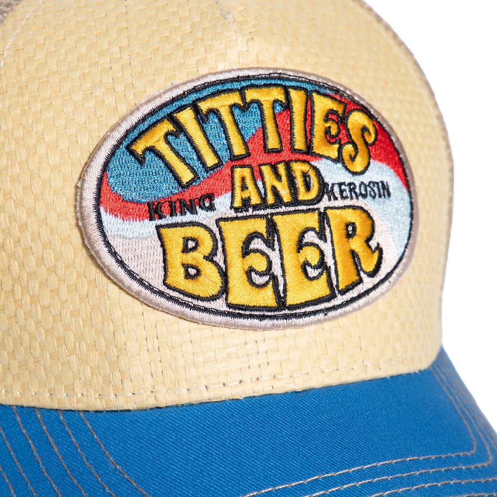 Queen Kerosin Trucker Cap «Titties & Beer» im Angebot
