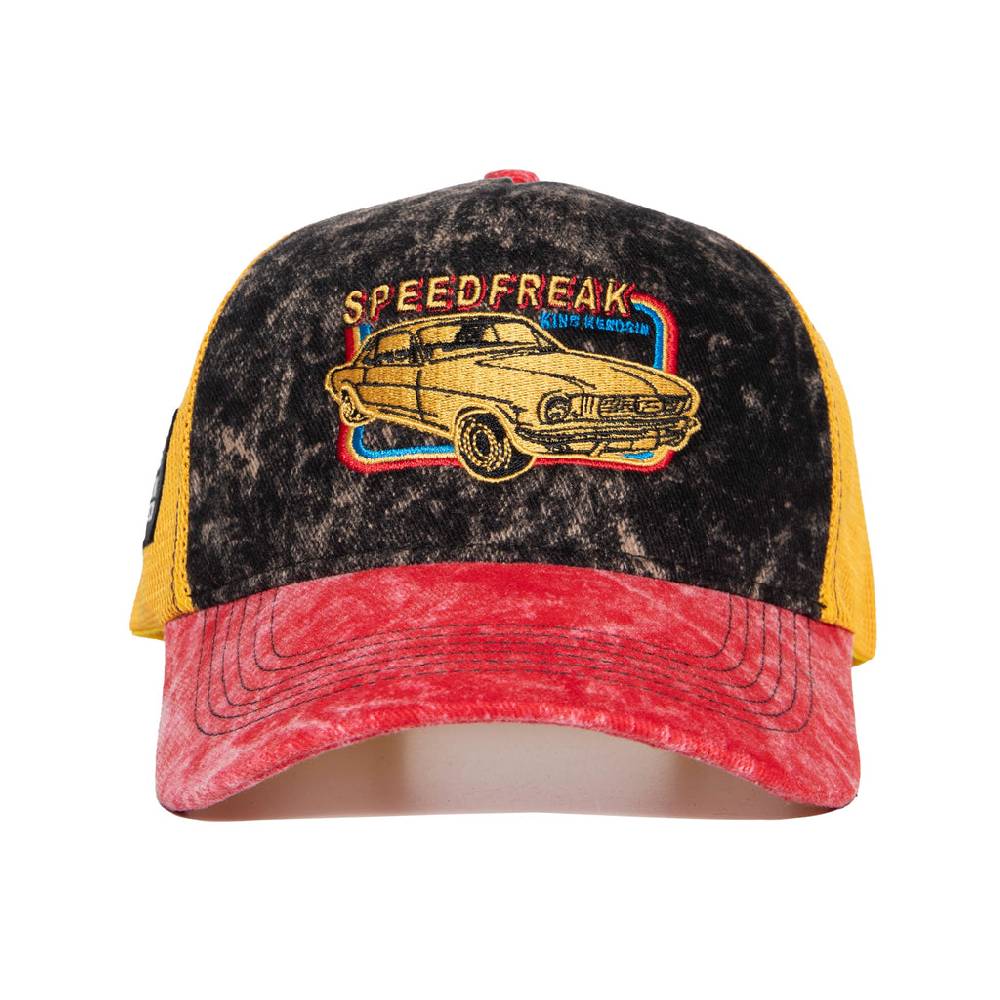 Queen Kerosin Trucker Cap «Speedfreak» Großer Ausverkauf