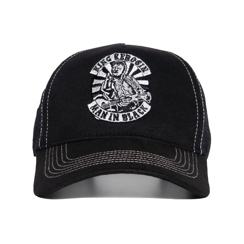 Queen Kerosin Trucker Cap «Man in Black» Preisnachlass