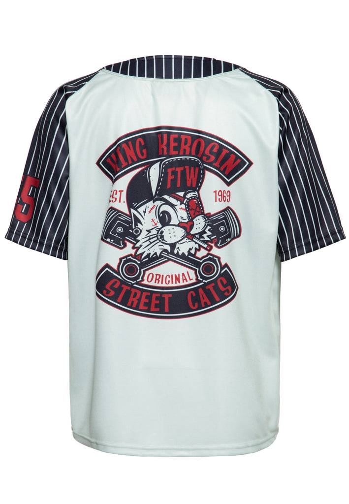 Queen Kerosin Baseballhemd «Street Cats» Muttertagsangebot