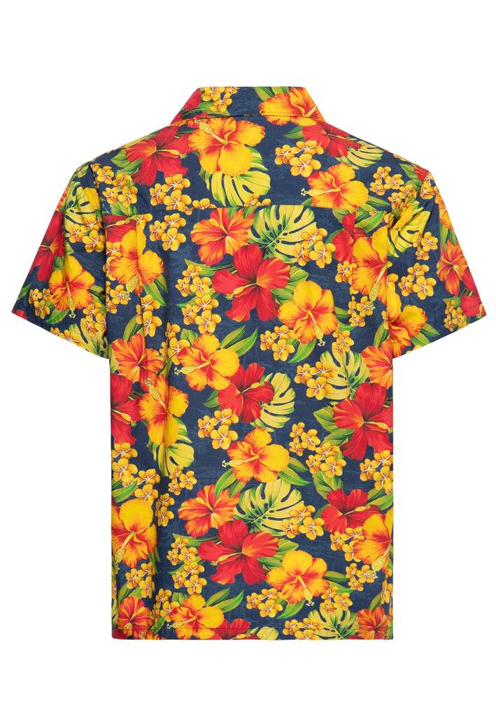 Queen Kerosin Hawaiihemd «Hibiscus Dream» Vatertagsangebot