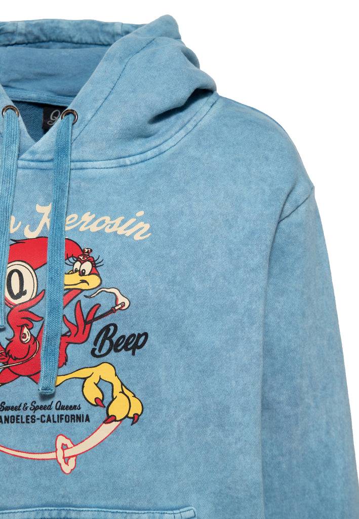 Queen Kerosin Hoodie «Beep Beep» Exklusive Angebote