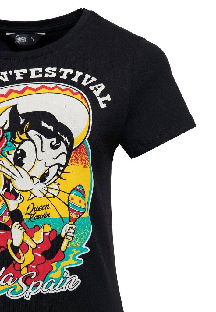 Queen Kerosin T-Shirt «Screamin' - 50s Rock & Rhythm Festival» Große Rabatte
