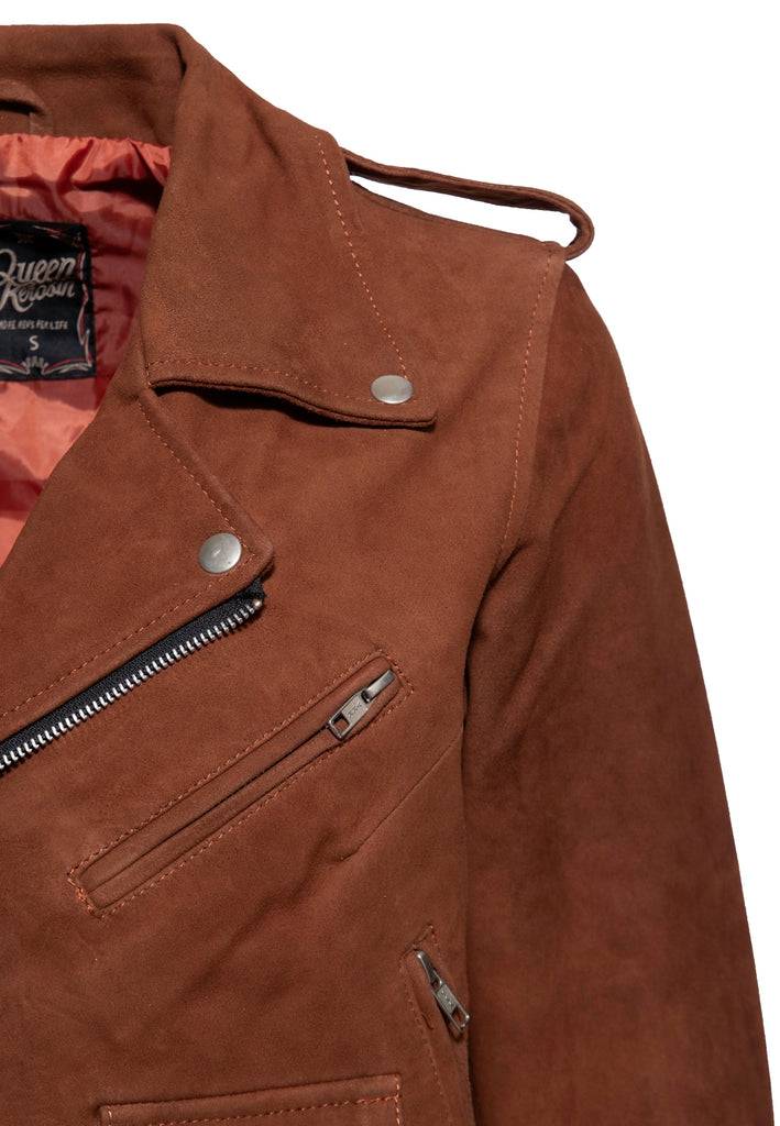 Queen Kerosin Wildleder Jacke Neuheiten