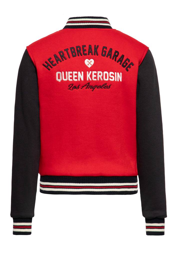 Queen Kerosin College Jacke «Heartbreak Garage» Kauf eins, bekomm eins gratis