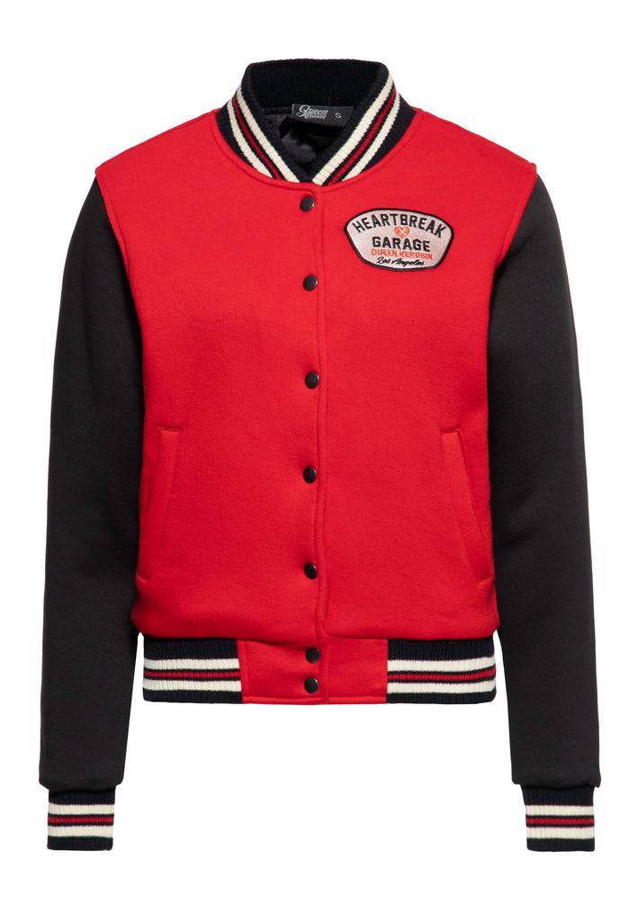 Queen Kerosin College Jacke «Heartbreak Garage» Kauf eins, bekomm eins gratis