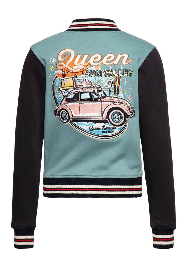 Queen Kerosin College Jacke «Sun Valley» Sonderangebote