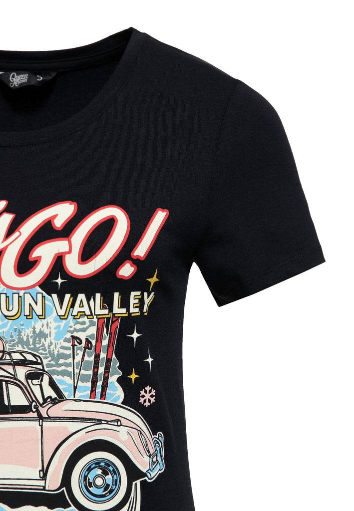 Queen Kerosin T-Shirt «Sun Valley» Letzter Tag