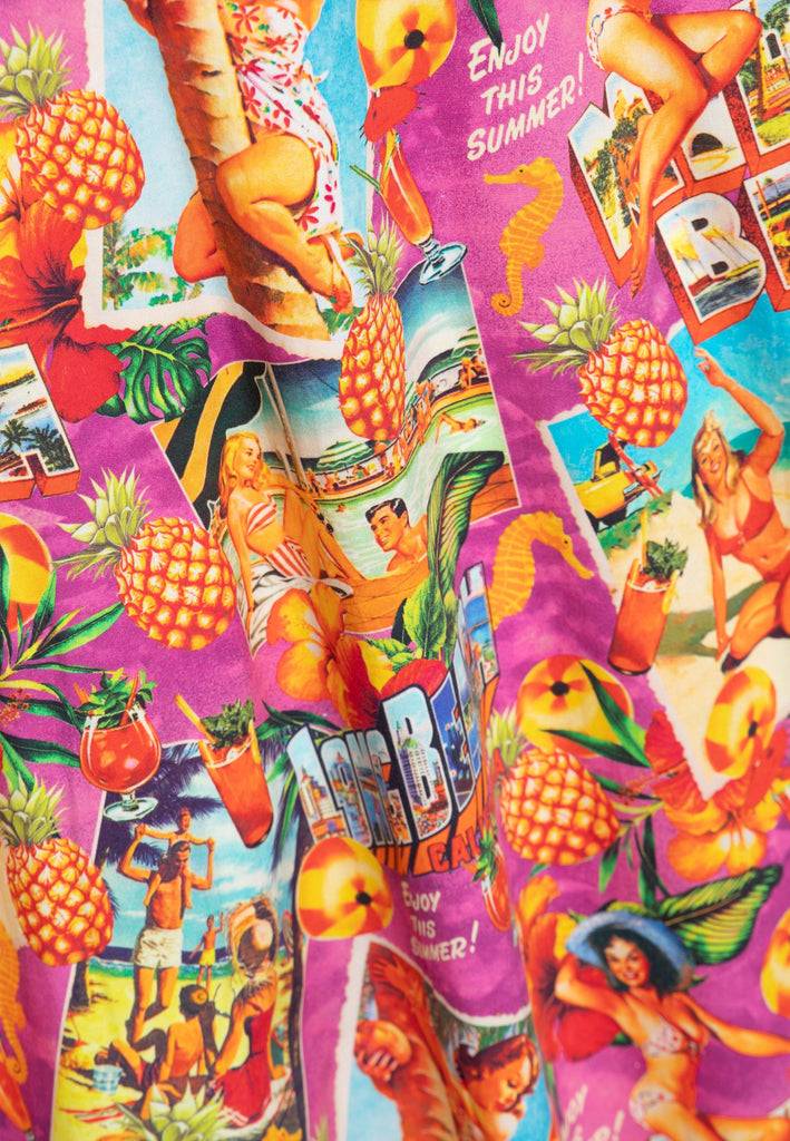 Queen Kerosin Swingkleid «Miami & Long Beach» Nur für heute