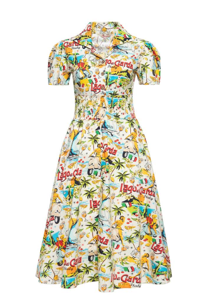 Queen Kerosin Swingkleid «Lago di Garda» Nur noch ein Tag übrig