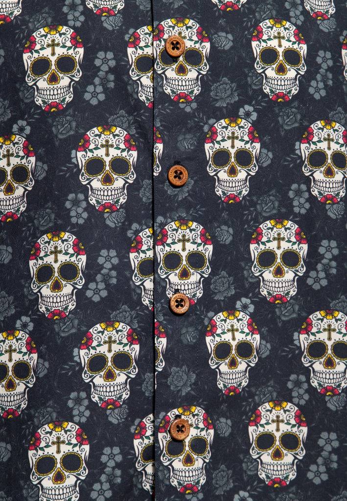 Queen Kerosin Hemd «Calavera» Speichern exportieren