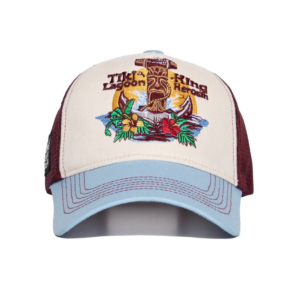 Queen Kerosin Trucker Cap «Tiki Lagoon» Auslauf