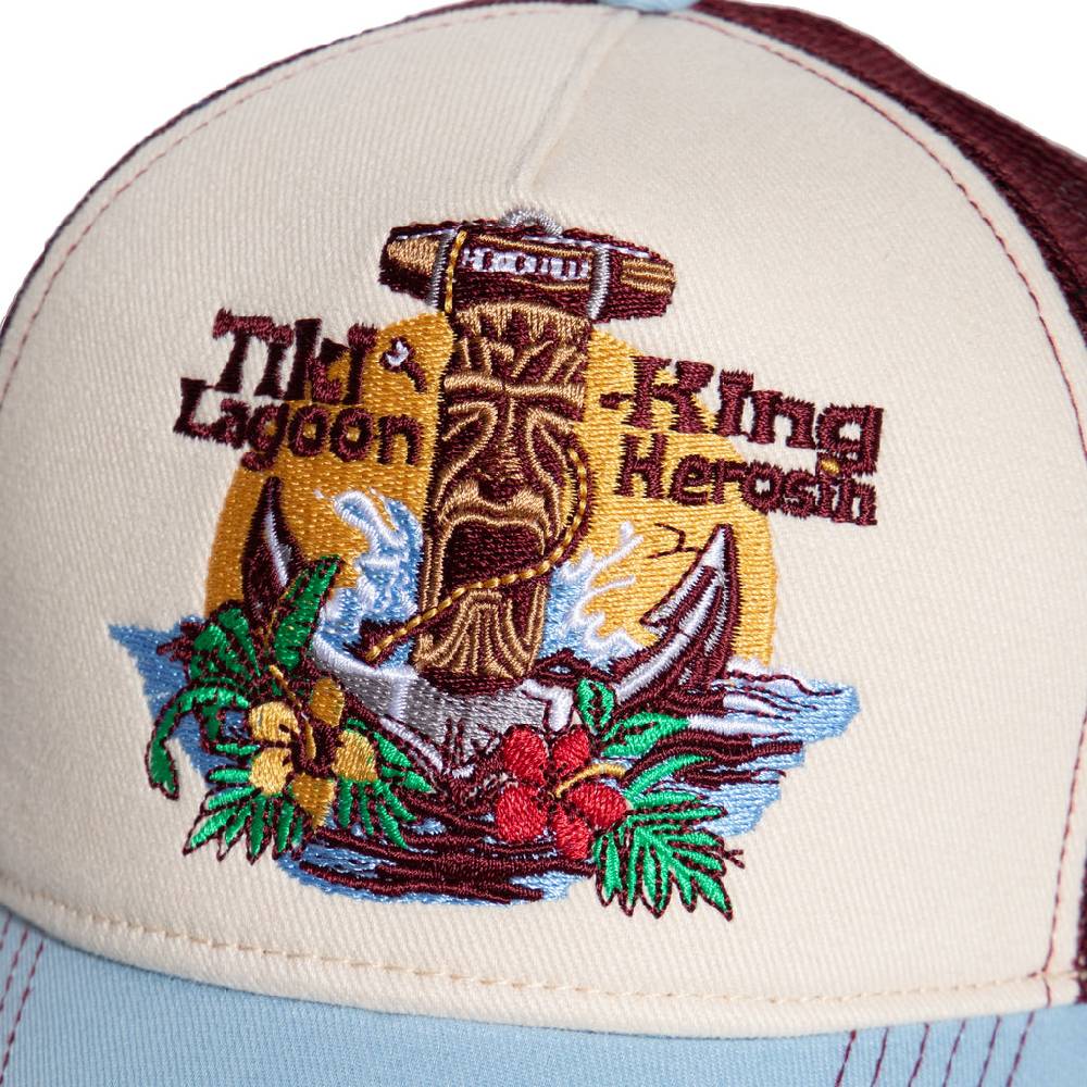 Queen Kerosin Trucker Cap «Tiki Lagoon» Auslauf