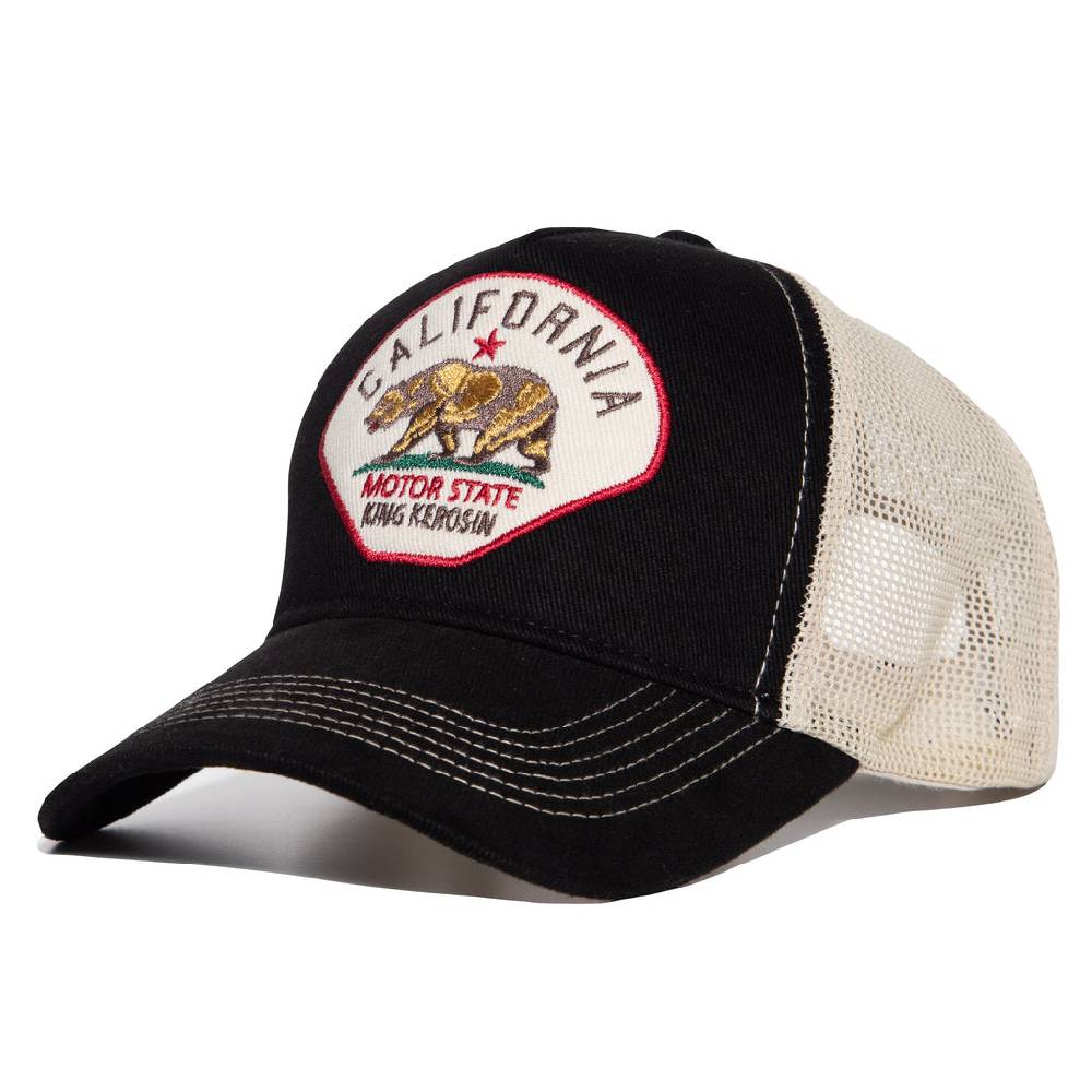 Queen Kerosin Trucker Cap «California» Günstiger Verkauf