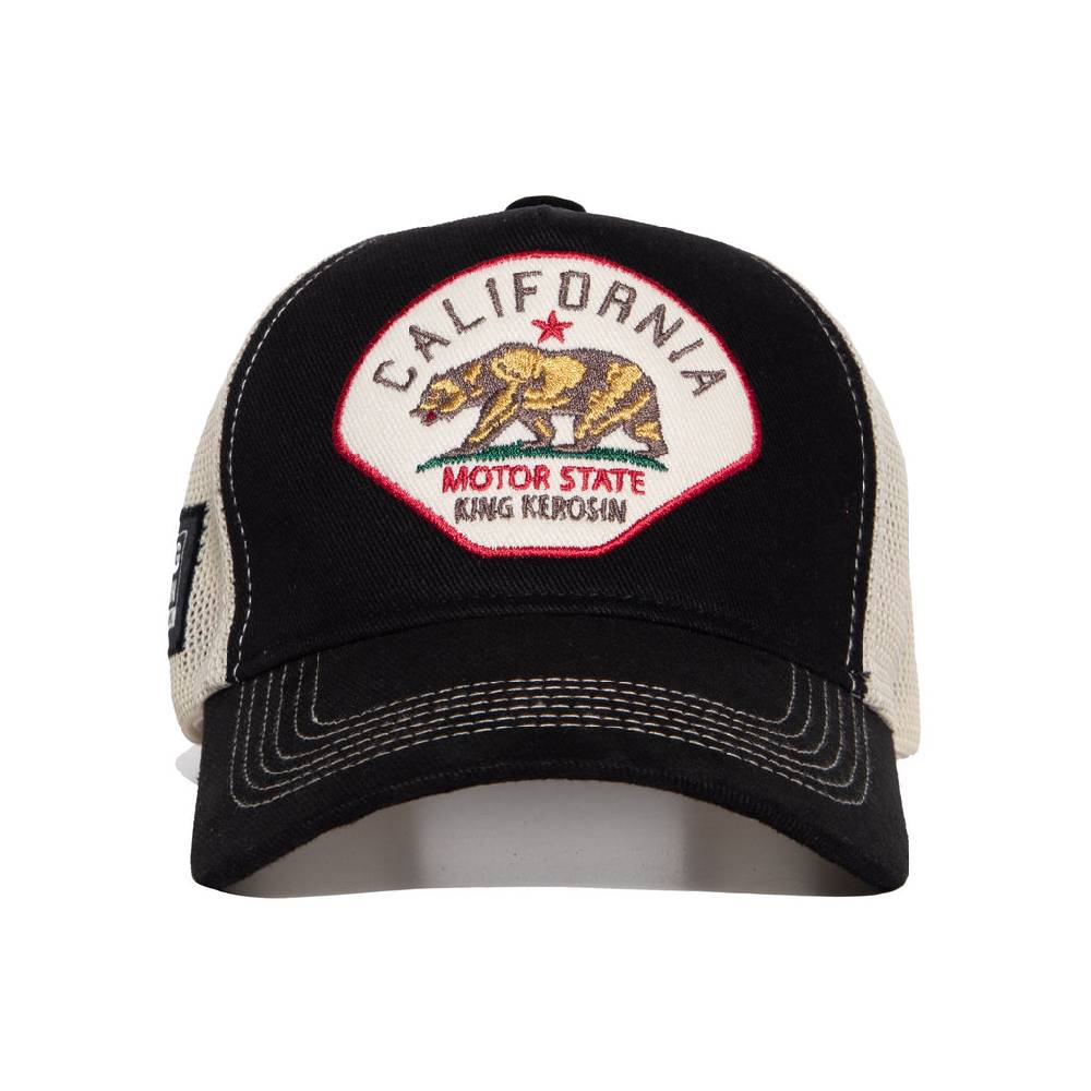 Queen Kerosin Trucker Cap «California» Günstiger Verkauf