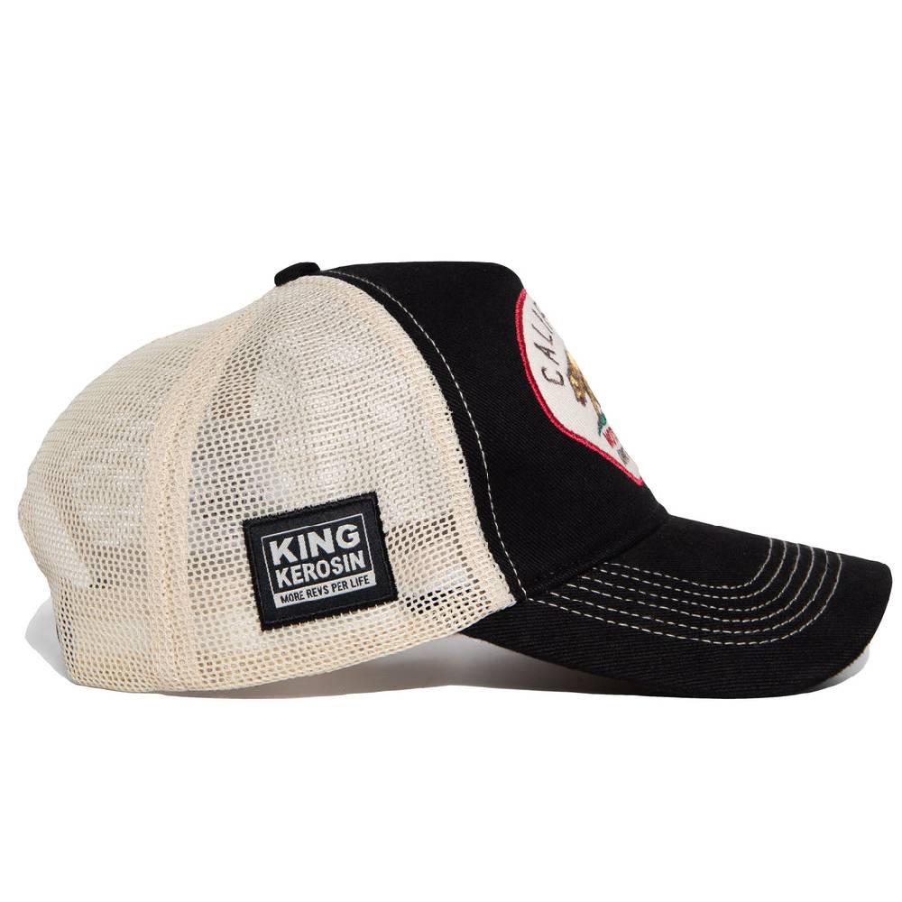 Queen Kerosin Trucker Cap «California» Günstiger Verkauf