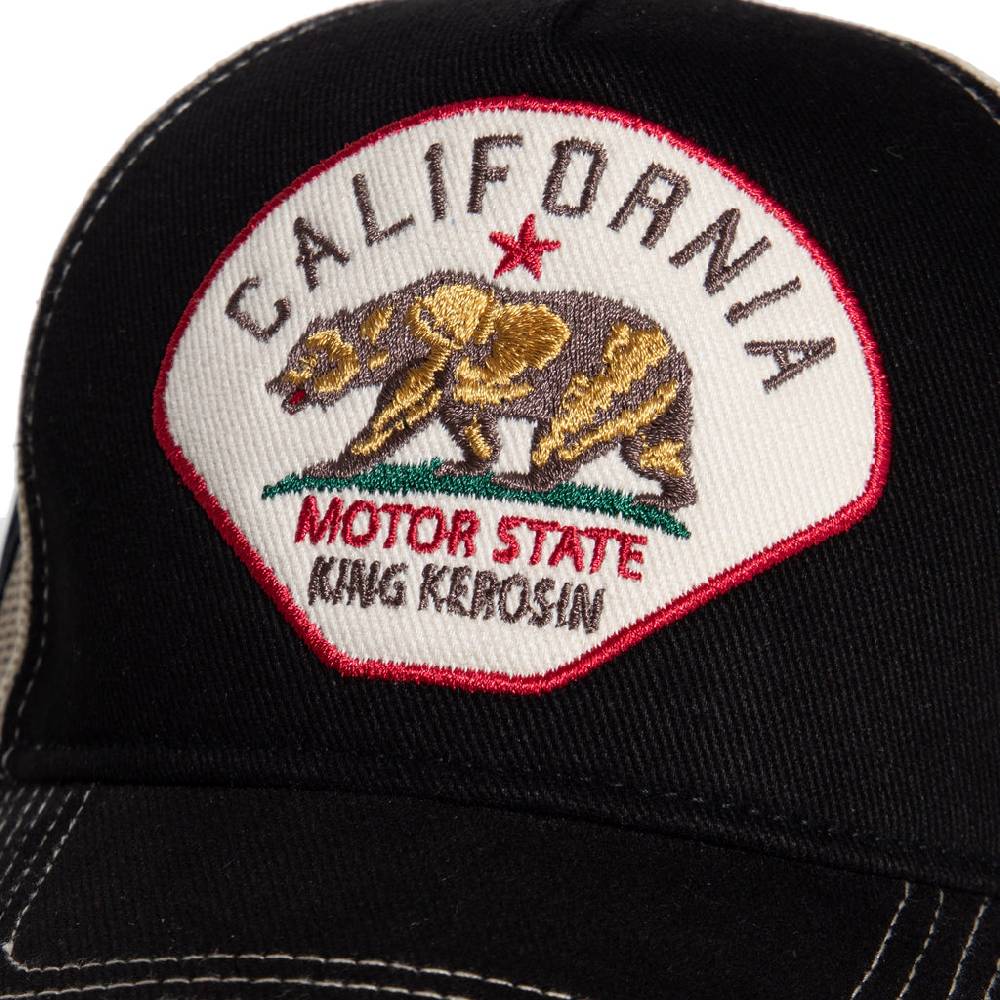 Queen Kerosin Trucker Cap «California» Günstiger Verkauf