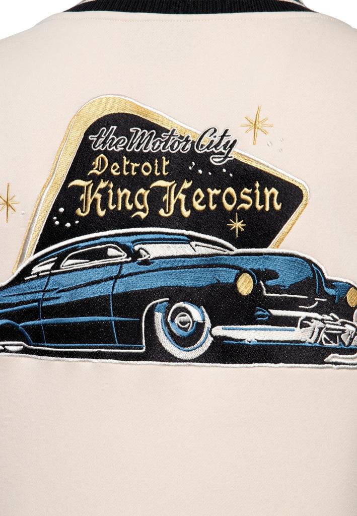 Queen Kerosin College Jacke «Detroit Greaser» Fabrikverkauf