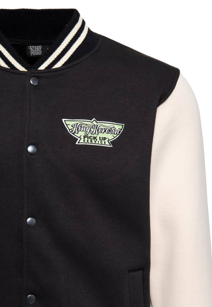 Queen Kerosin College Jacke «Pick-Up Service» Blitzverkäufe