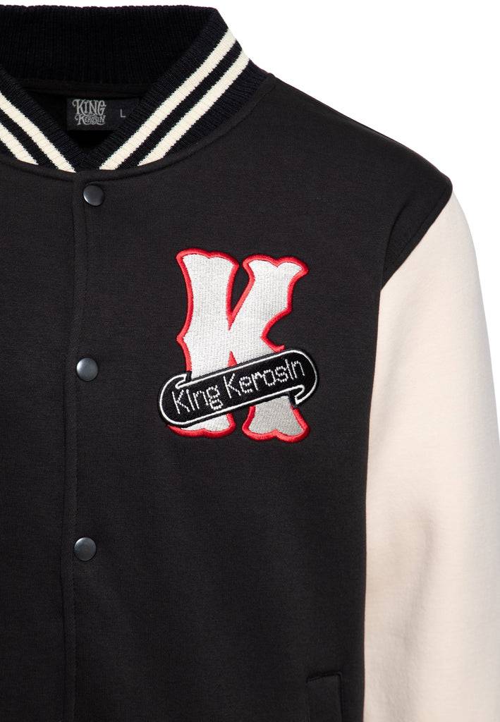 Queen Kerosin College Jacke «Speed Kings» Kostenloser Versand