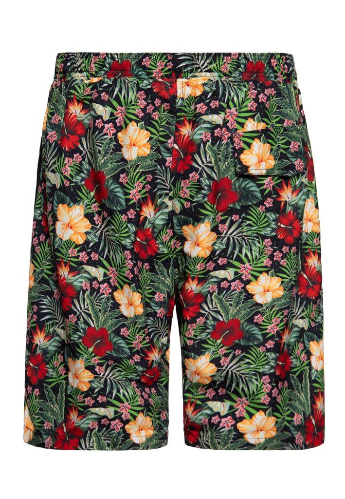 Queen Kerosin Badeshorts «Hibiscus» Limitierter Zeitrabatt