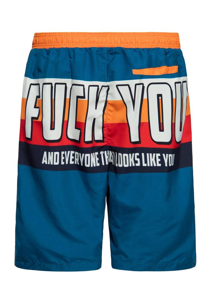 Queen Kerosin Badeshorts «Fuck You» Fabrik Onlineshop