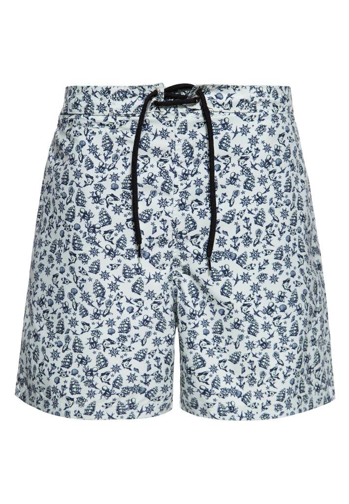 Queen Kerosin Badeshorts «Sailor» Versandkostenfrei