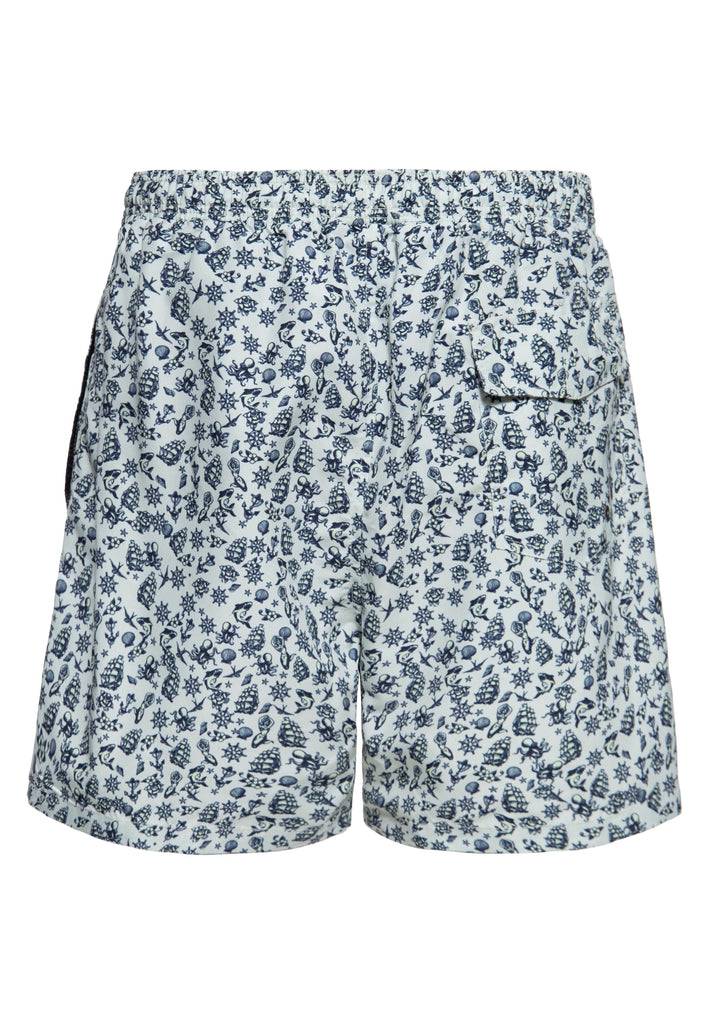 Queen Kerosin Badeshorts «Sailor» Versandkostenfrei