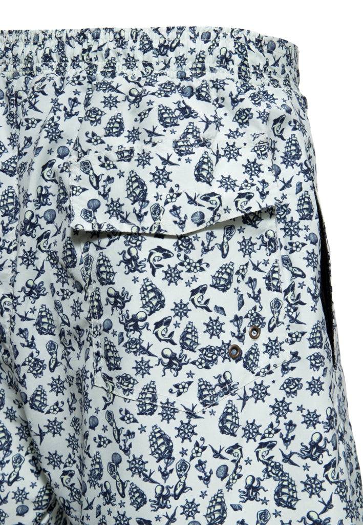 Queen Kerosin Badeshorts «Sailor» Versandkostenfrei