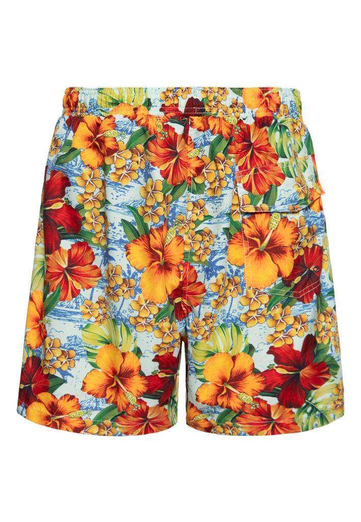 Queen Kerosin Badeshorts «Hibiscus» Flash Sale