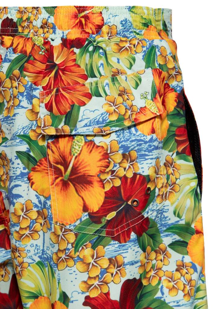 Queen Kerosin Badeshorts «Hibiscus» Flash Sale