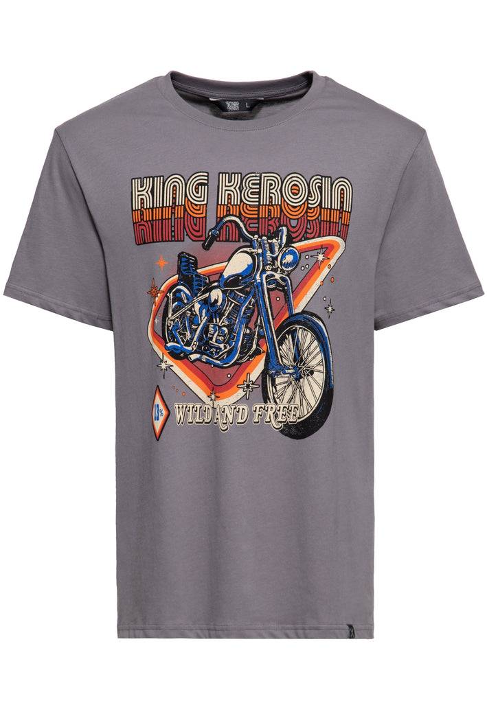 Queen Kerosin T-Shirt «Wild & Free» Begrenztes Angebot