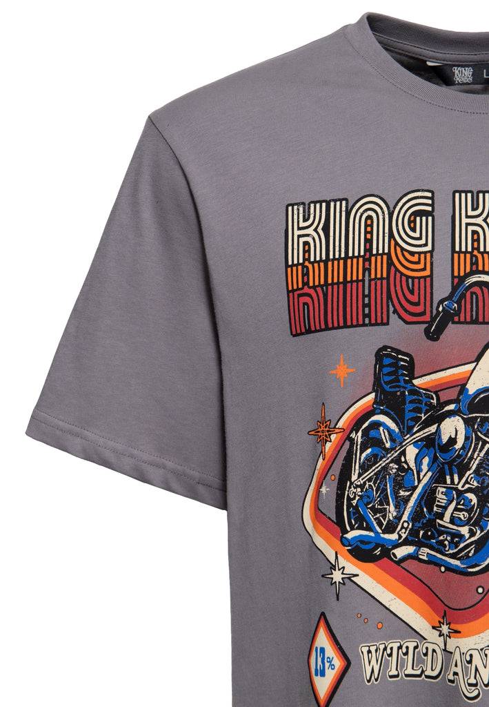 Queen Kerosin T-Shirt «Wild & Free» Begrenztes Angebot