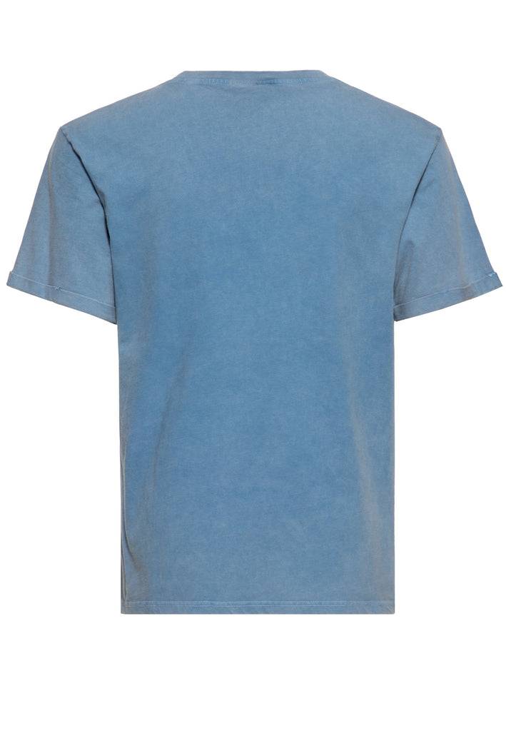 Queen Kerosin Acid-Washed T-Shirt «Split The Road» Exklusivangebot